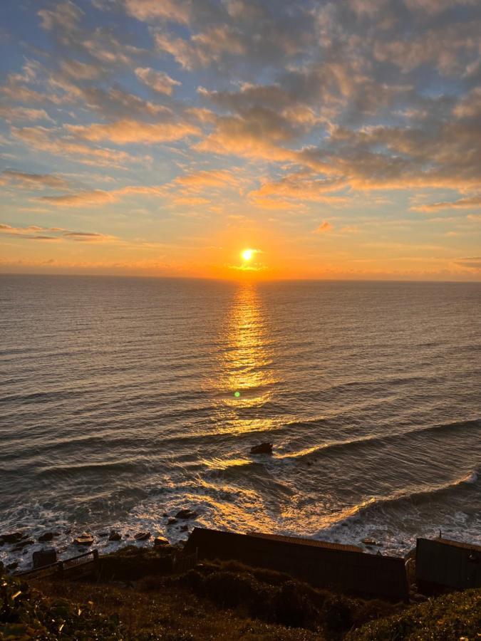 Sunset Sea View Chalet With Hot Tub Torpoint Extérieur photo