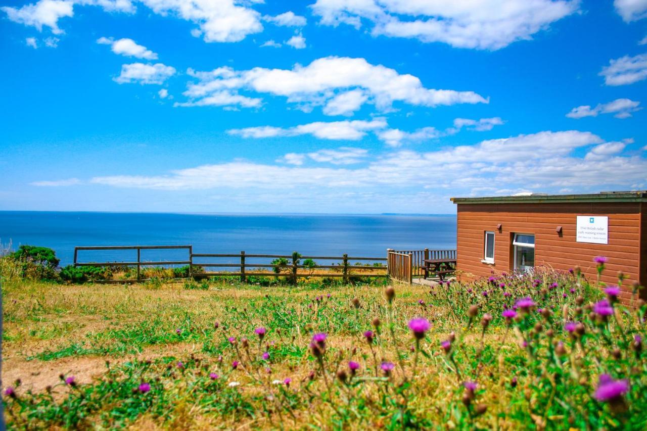 Sunset Sea View Chalet With Hot Tub Torpoint Extérieur photo