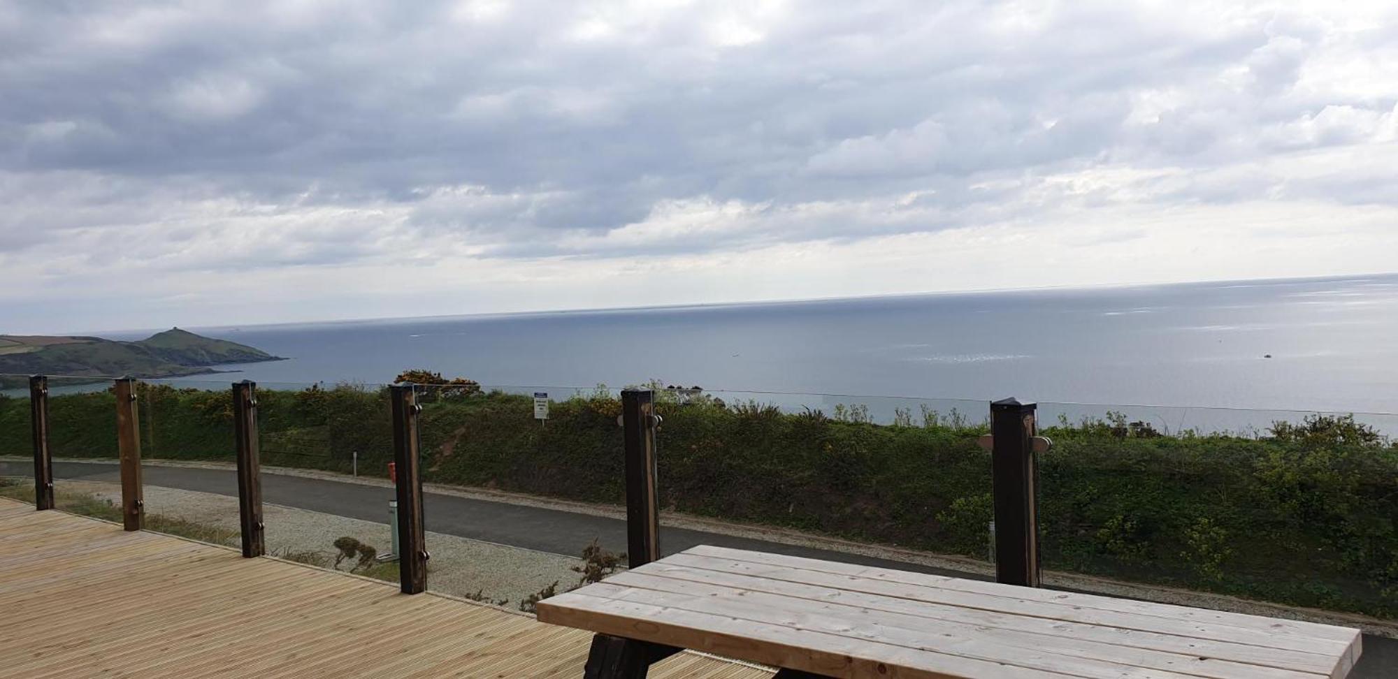 Sunset Sea View Chalet With Hot Tub Torpoint Extérieur photo