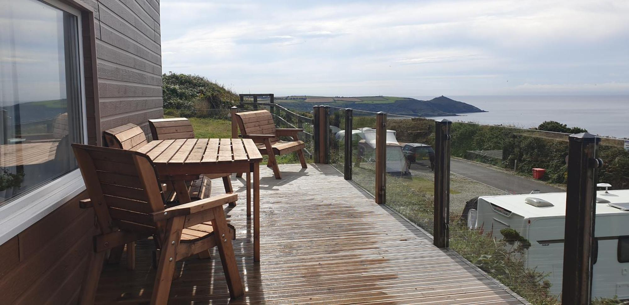 Sunset Sea View Chalet With Hot Tub Torpoint Extérieur photo